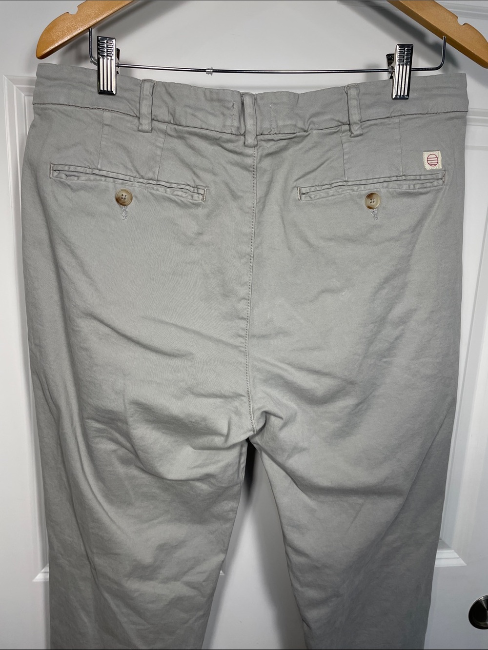 Marine Layer Men’s Chino Pants Size 34 x 31 Gray - Picture 5 of 10